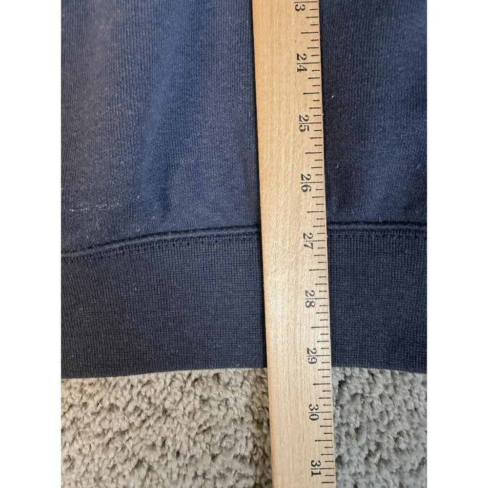 Carhartt Hoodie Mens M Relaxed Blue Full Zip Hooded Lined Fleece Pockets Logo